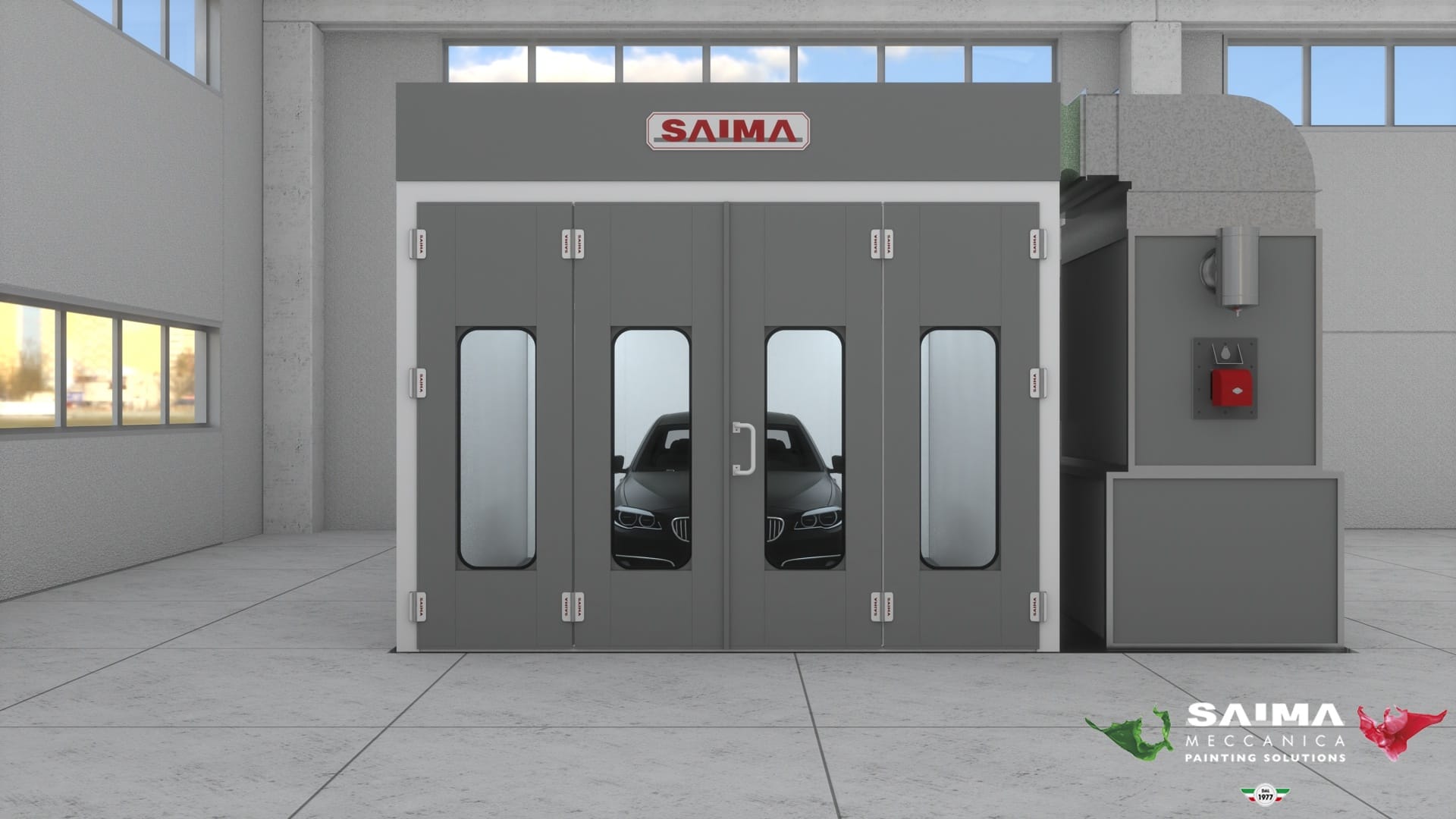 cabina de vopsit auto saima